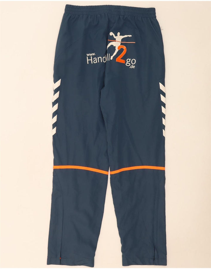 Calça de treino masculina Hummel Graphic azul marinho médio colorblock
