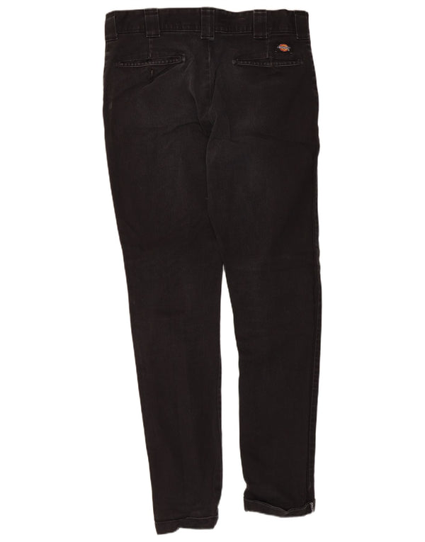 Calça masculina Dickies Slim Skinny Chino W34 L31 algodão preto