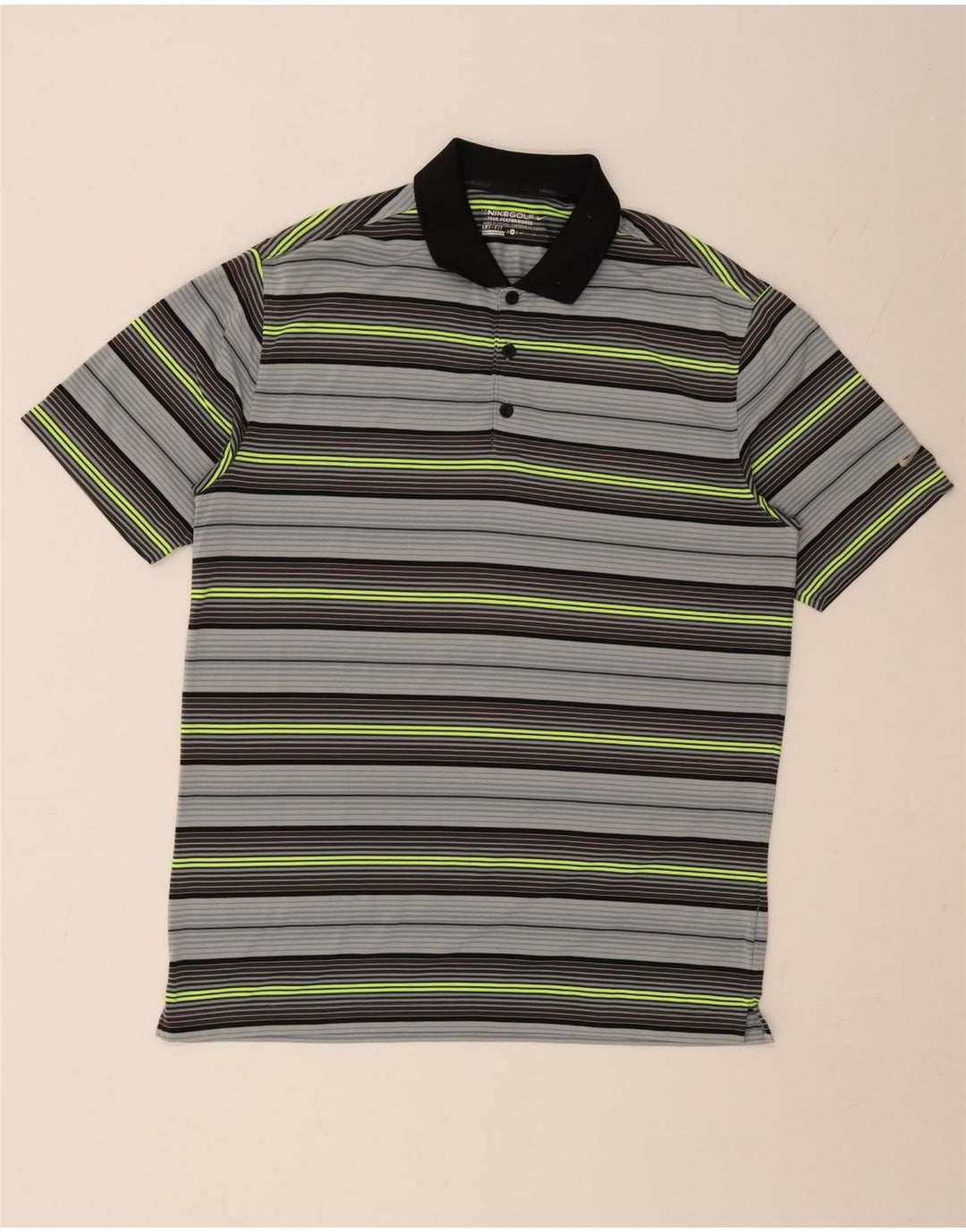 Camisa polo masculina Nike Dri Fit média listrada multicolorida