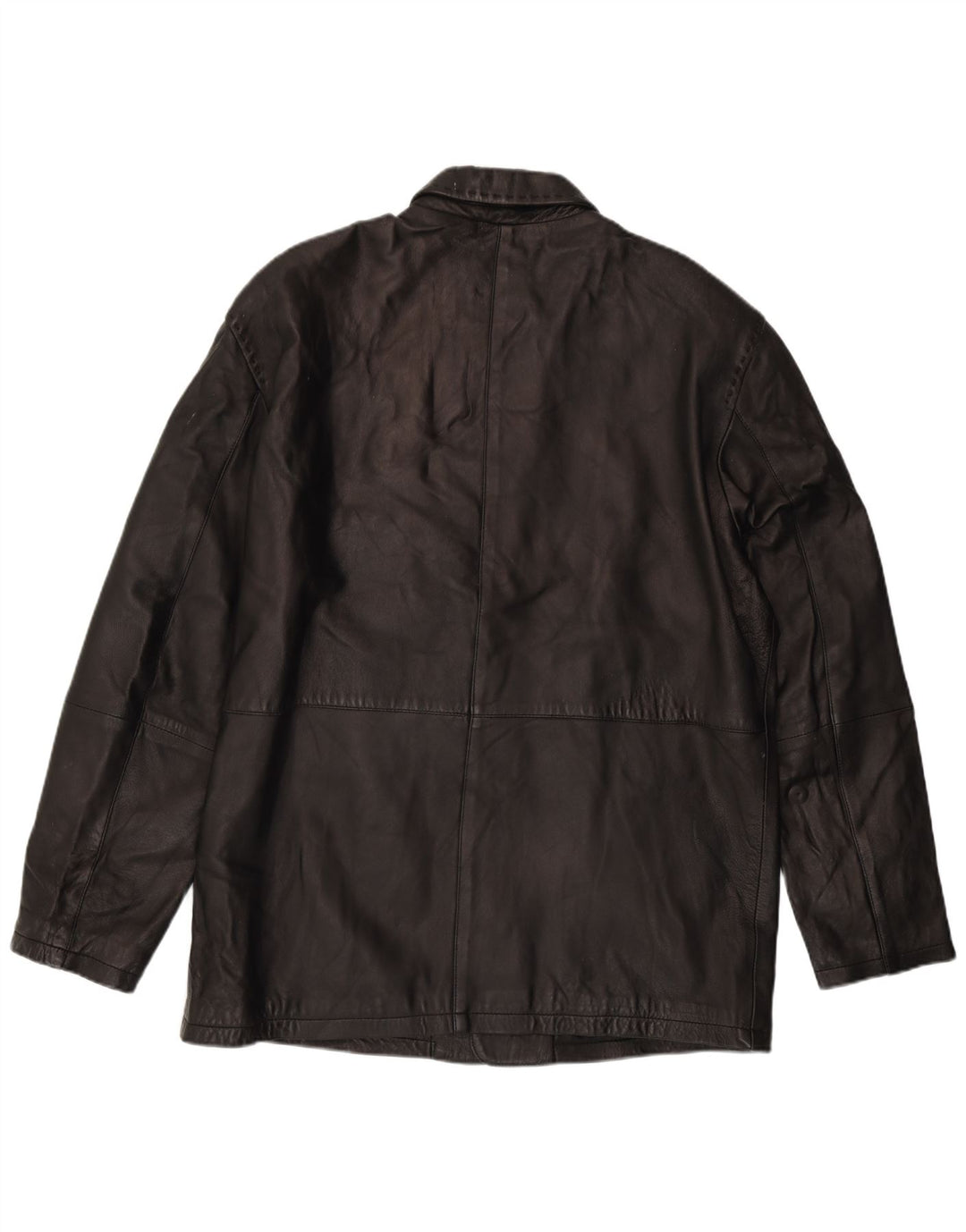 Jaqueta de couro masculina Kartel UK 42 XL couro preto