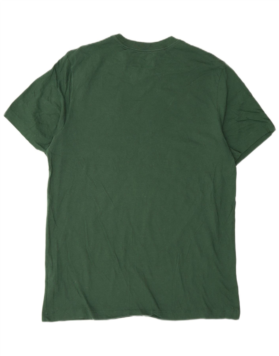 Nike Mens Camiseta Top Médio Algodão Verde