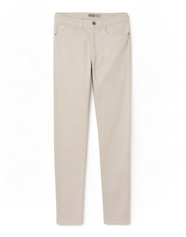 Zara Jeans Skinny Feminino UE 38 Pequeno W28 L27 Branco