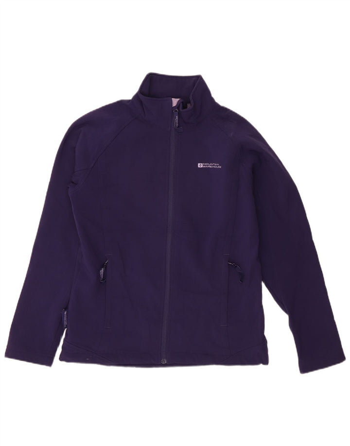 Mountain Warehouse Womens Tracksuit Top Jacket UK 10 Pequeno Roxo