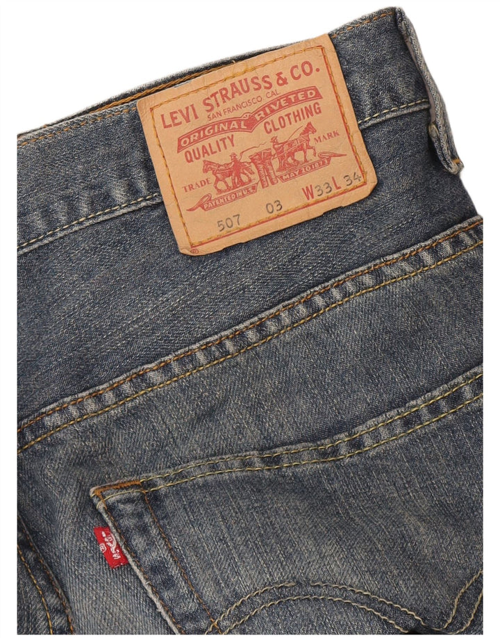 Jeans Levi's 507 Bootcut W33 L34 Azul