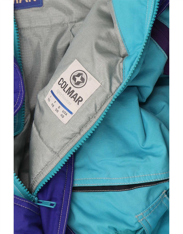 Macacão de esqui masculino Colmar IT 40 bloco colorido azul médio