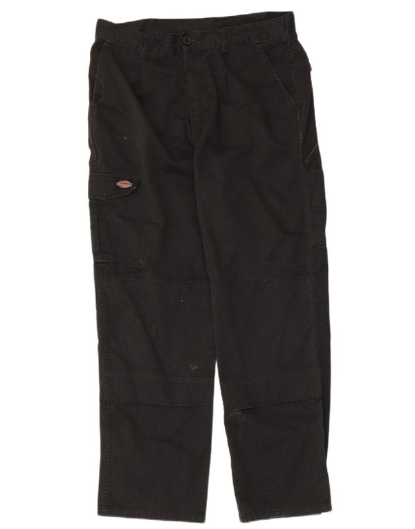 Calça Dickies Mens Redhawk Straight Cargo W36 L30 Poliéster Preto