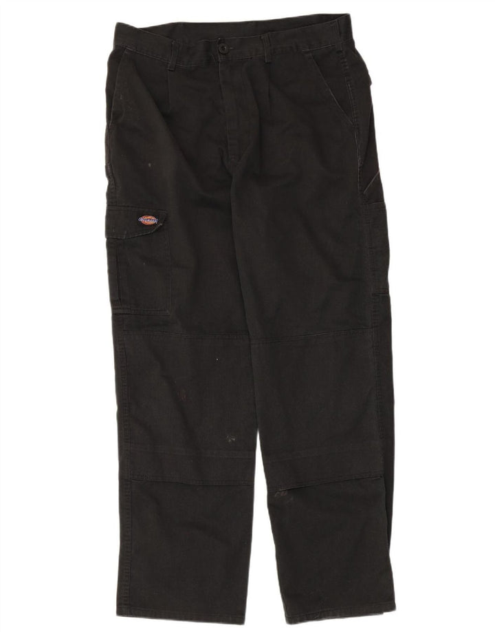 Calça Dickies Mens Redhawk Straight Cargo W36 L30 Poliéster Preto