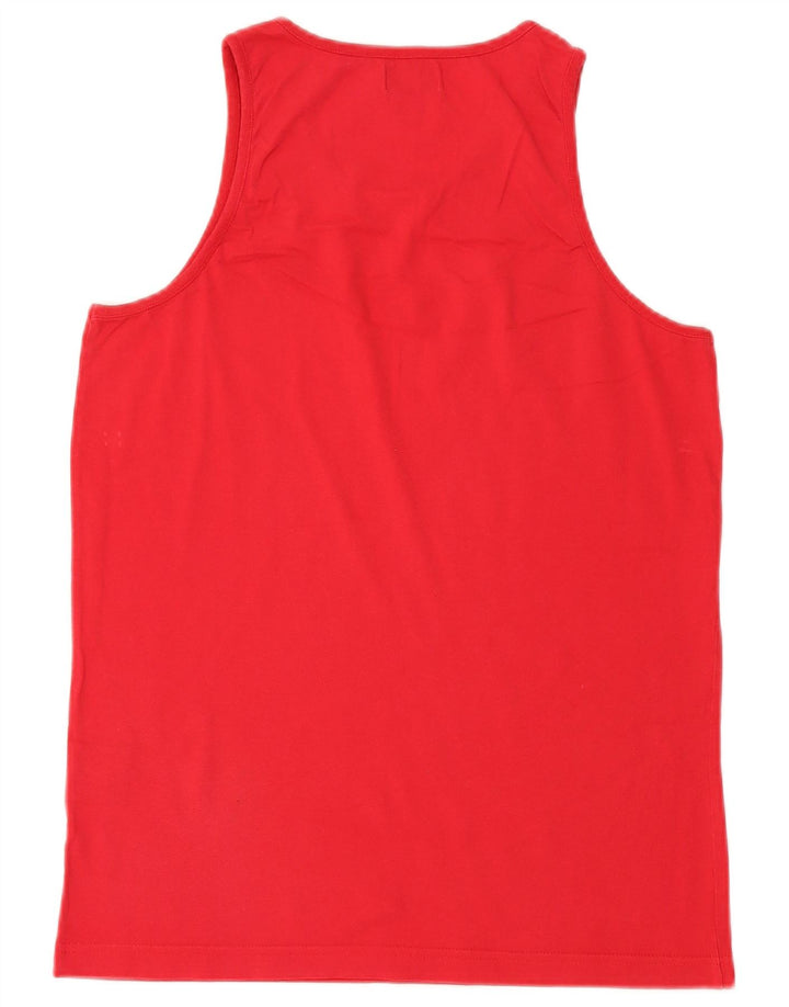 Top colete masculino KAPPA grande algodão vermelho