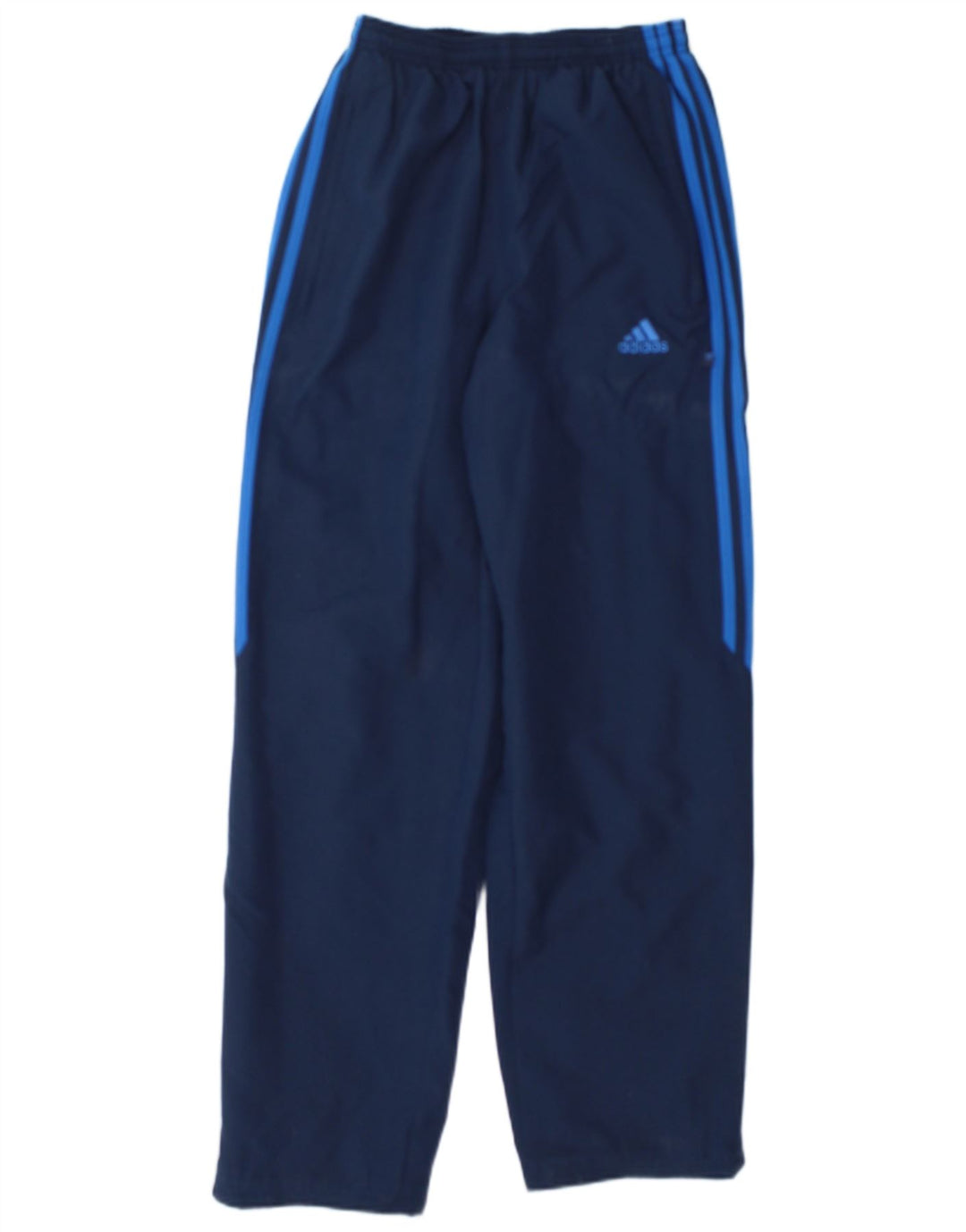 Calças de treino Adidas meninos 13-14 anos azul marinho colorblock poliéster