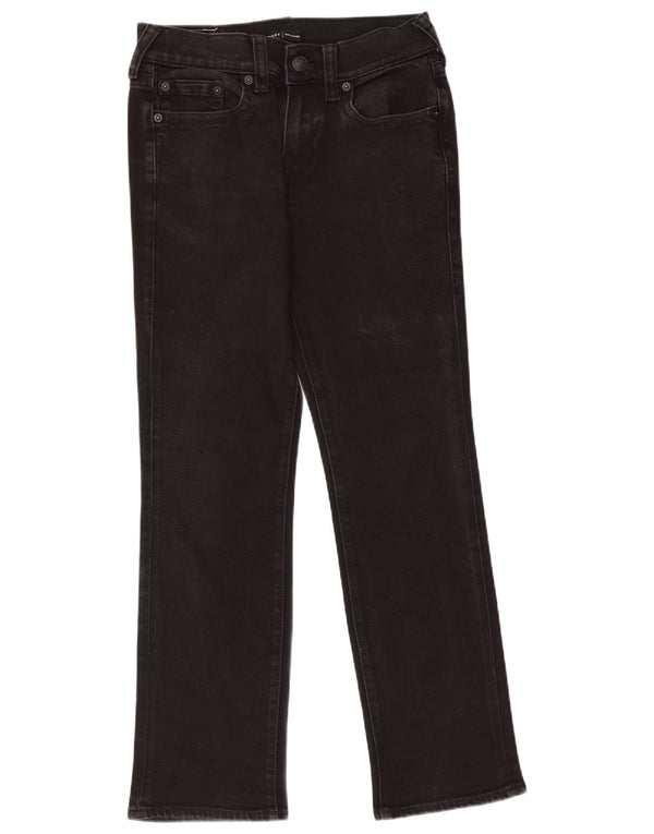 TRUE RELIGION Mens Ricky Relaxado Fit Jeans Reto W29 L30 Algodão Preto