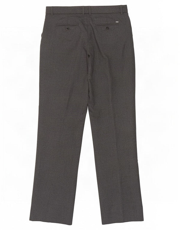 Tommy Hilfiger Calça Chino Feminina Reta EUA 8 Médio W32 L33 Cinza