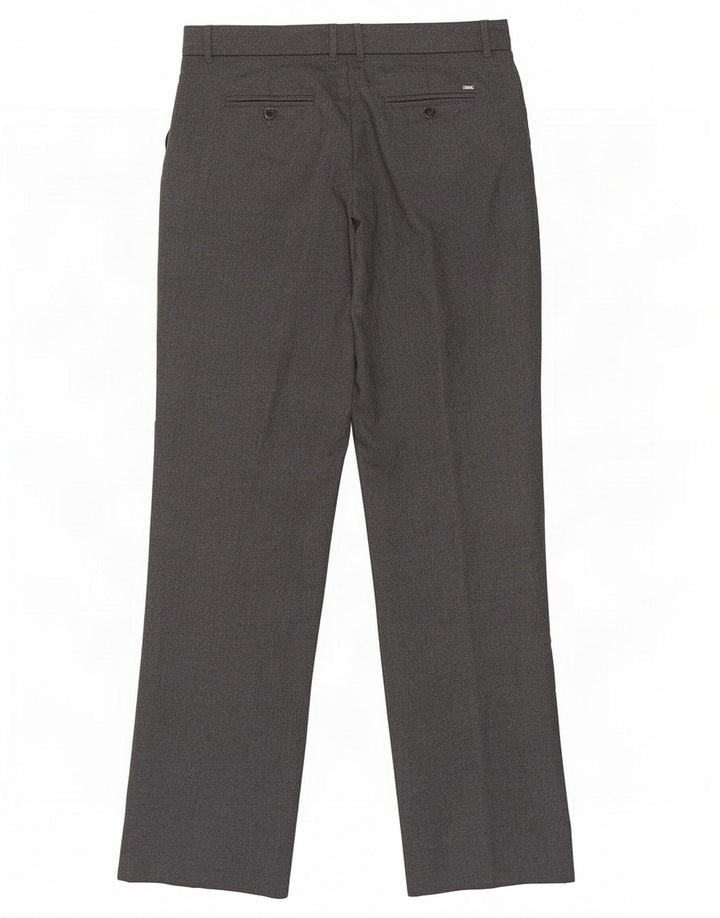 Tommy Hilfiger Calça Chino Feminina Reta EUA 8 Médio W32 L33 Cinza