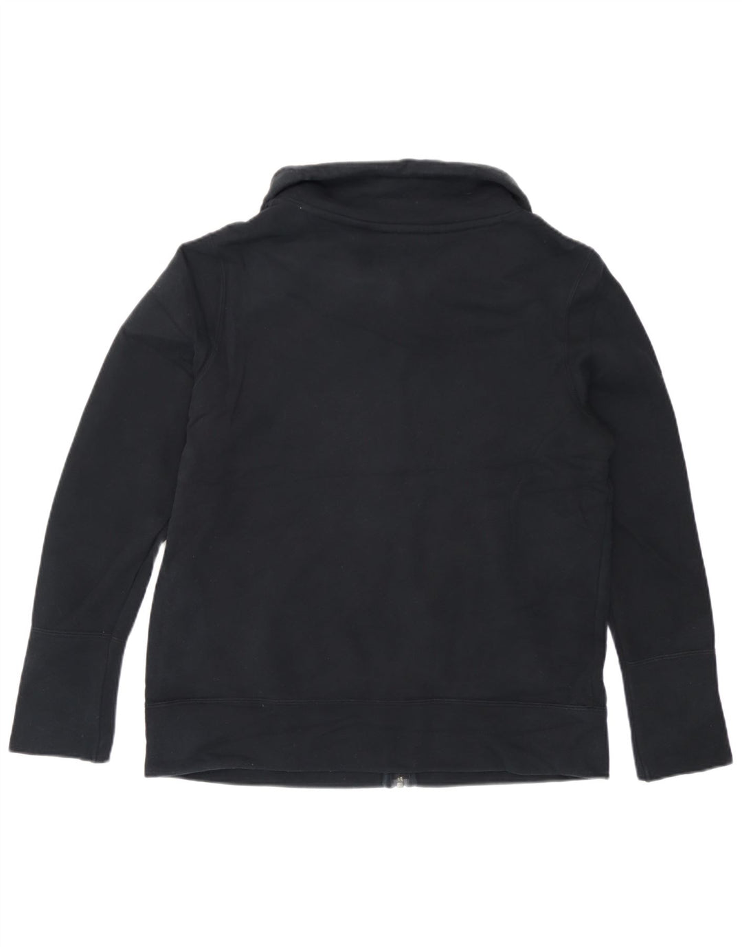 Puma Womens Tracksuit Top Jacket UK 14 Grande Algodão Preto