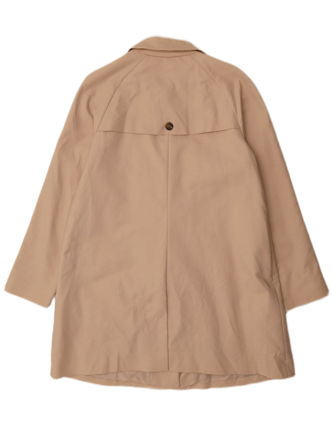 Trench Coat feminino John Lewis Reino Unido 10 pequeno algodão bege