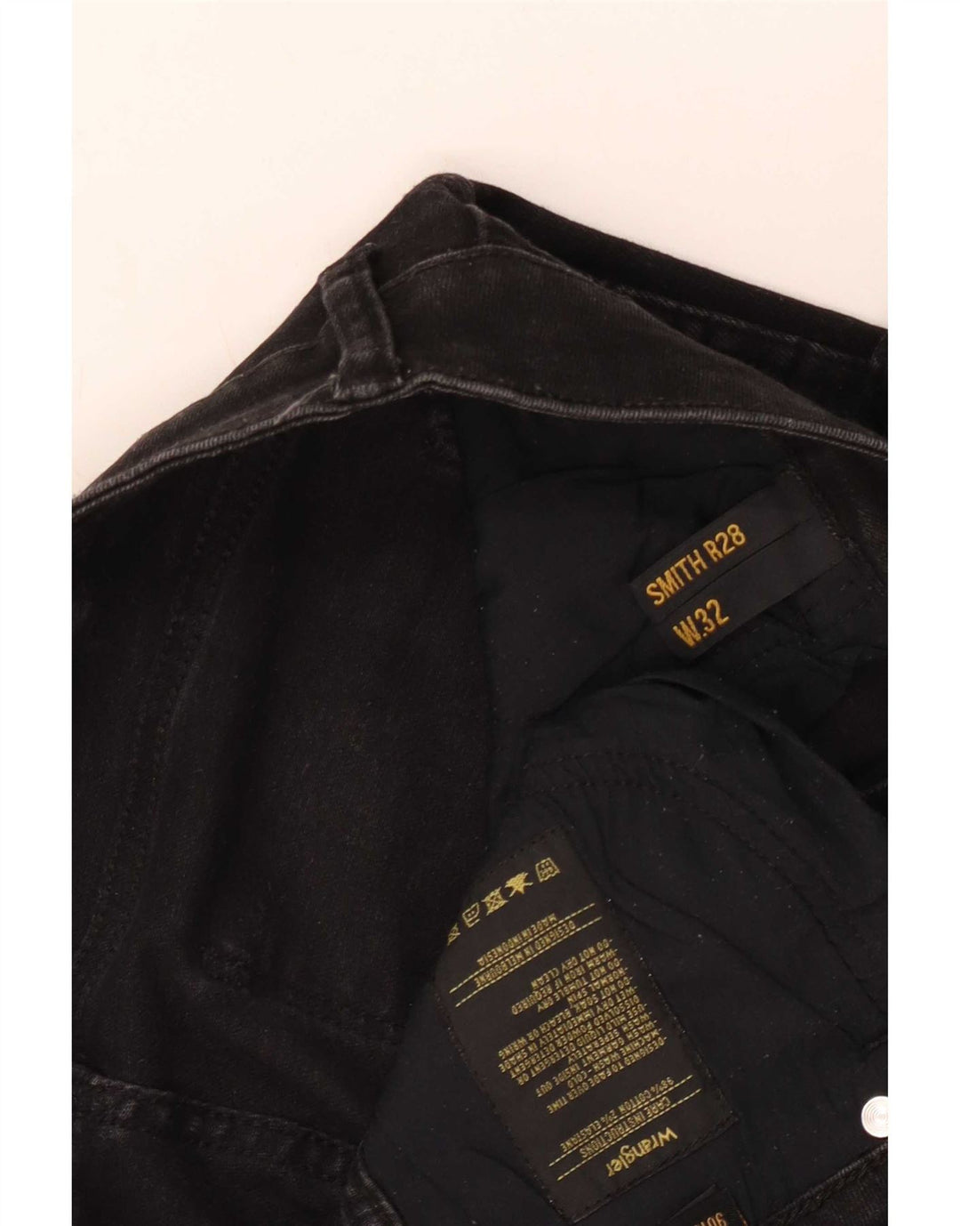 Jeans Wrangler feminino slim W32 L28 algodão preto