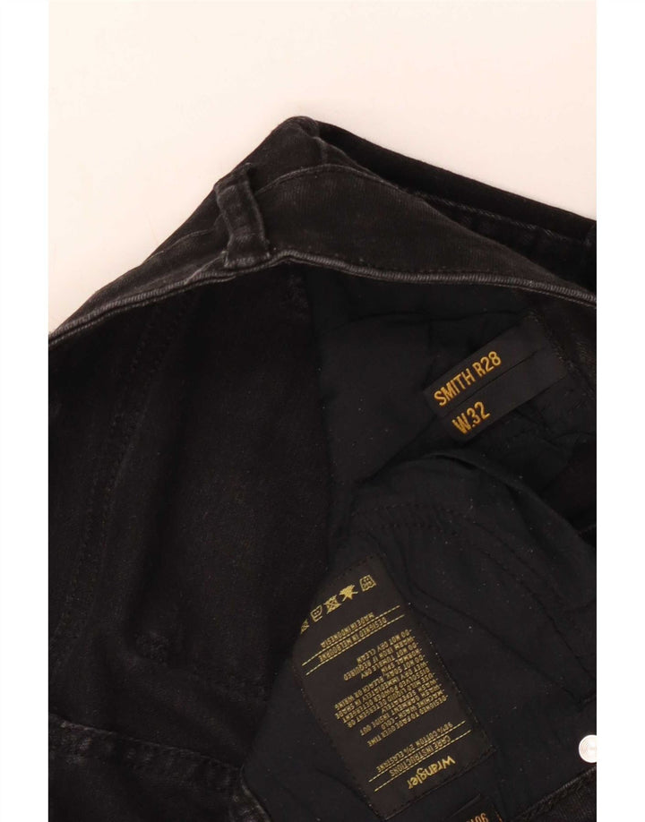 Jeans Wrangler feminino slim W32 L28 algodão preto