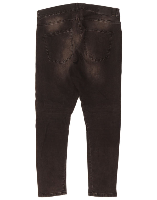 Zara Jeans Skinny Masculino EU 46 XL W36 L31 Preto