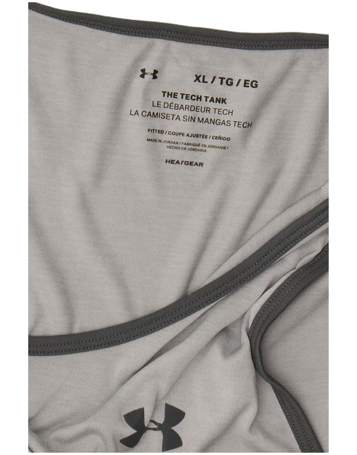 UNDER ARMOUR Mens Heat Gear Vest Top XL Grey
