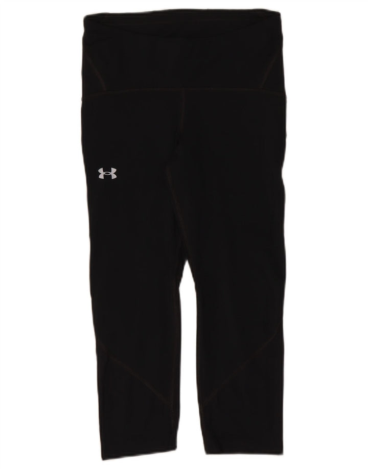 Under Armour Capri Leggings Feminino UK 14 Médio Preto