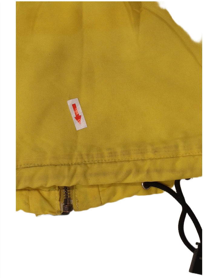 Jaqueta de esqui masculina com capuz Sergio Tacchini UK 36 Small Yellow Colourblock