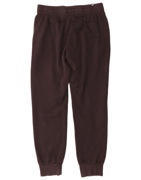 Calça de treino feminina Puma Joggers UK 12 médio algodão preto