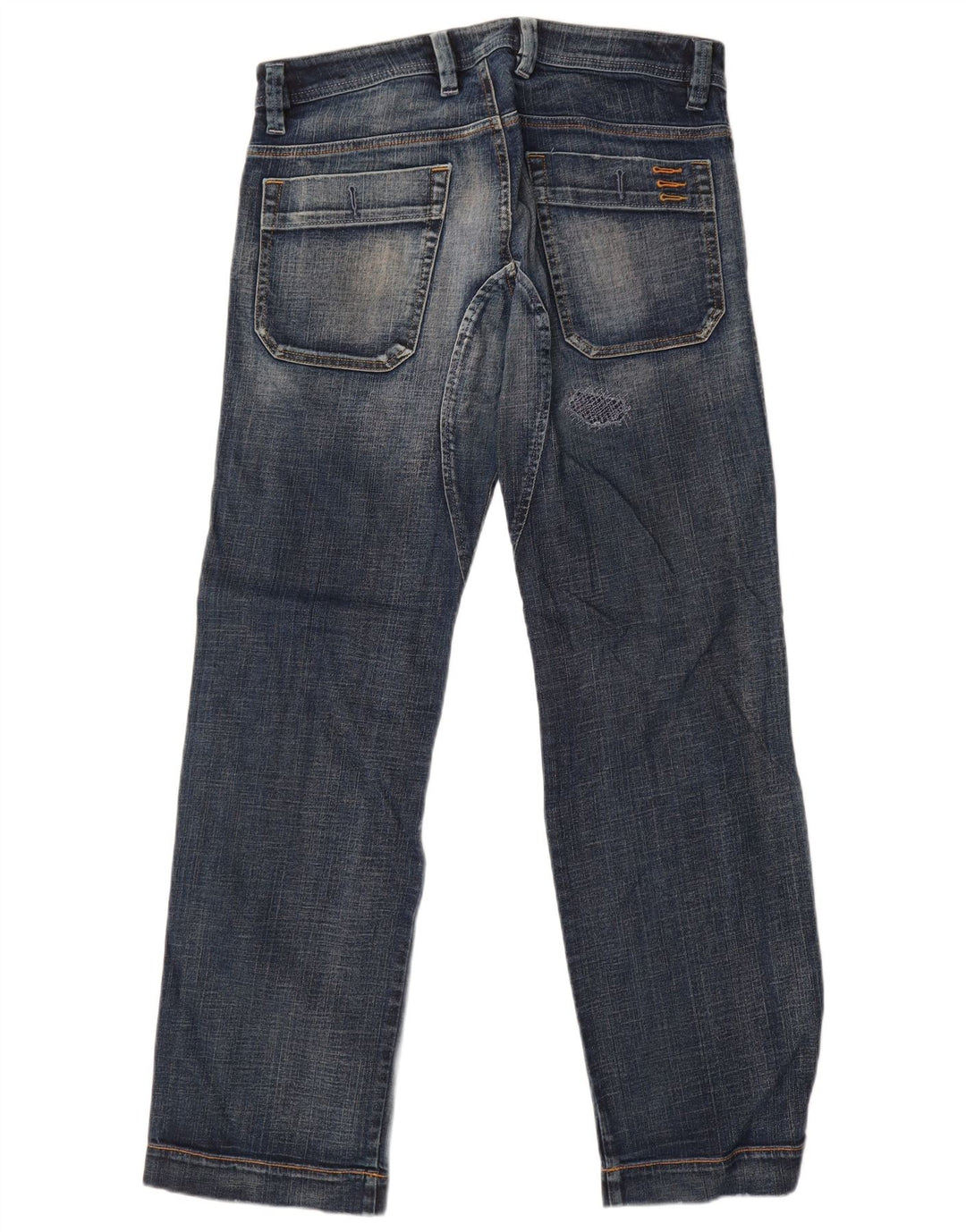 Jeans retos masculinos diesel desgastados W31 L32 algodão azul