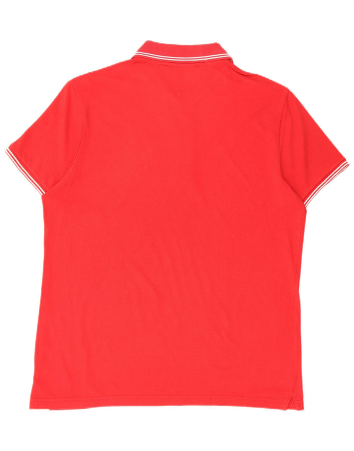 Camisa polo masculina Easy Fit da CHAMPION vermelha média