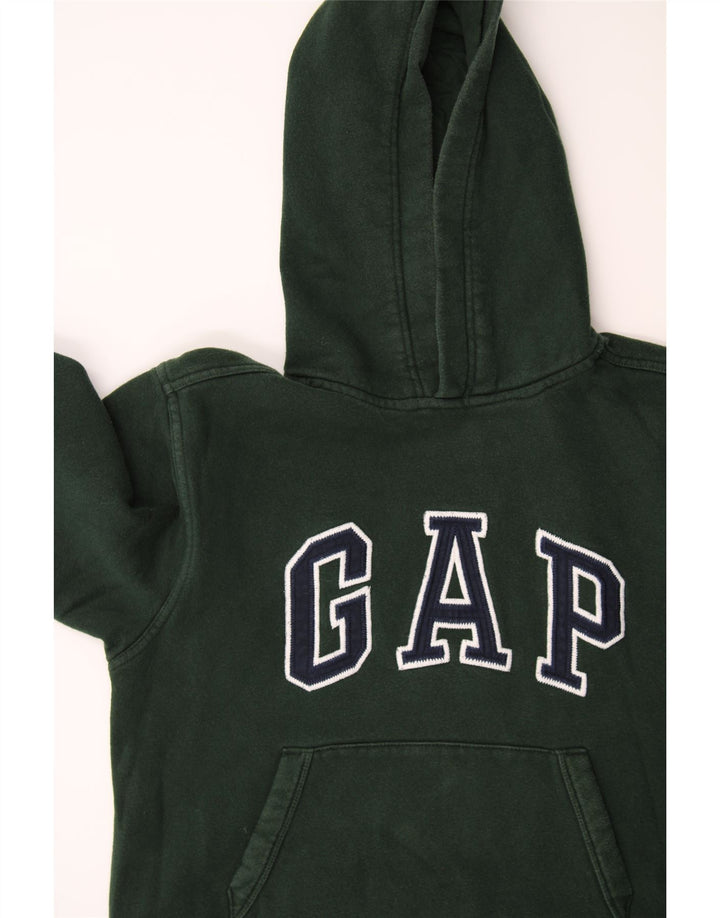 GAP Girls Oversized Graphic Hoodie Jumper 8-9 Years Medium  Green Cotton Vintage Gap and Second-Hand Gap from Messina Hembry 