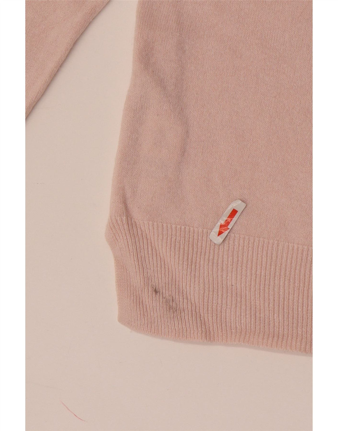 Suéter feminino Marks & Spencer com gola redonda Reino Unido 12 acrílico rosa médio