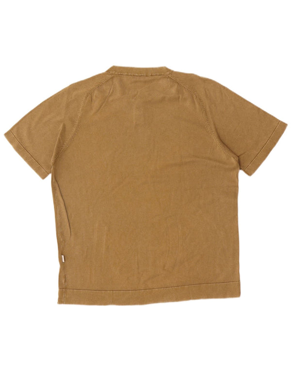 Liu Jo Mens T-Shirt Top Large Khaki Cotton