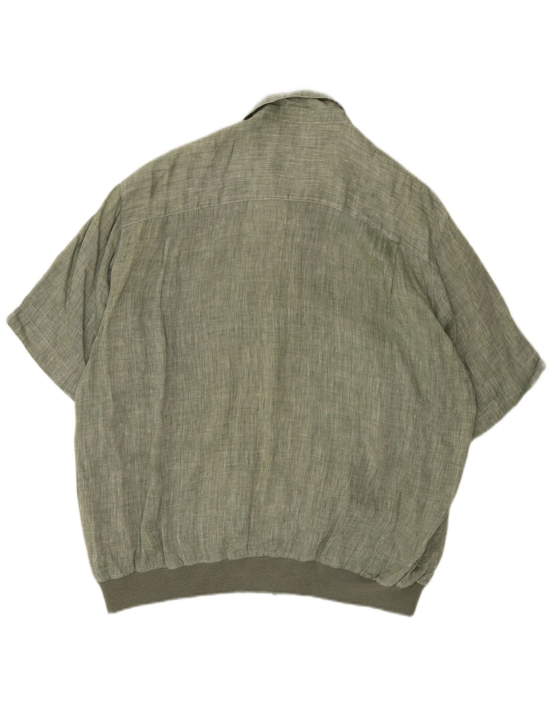 NAZZARENO G. Camisa masculina de manga curta XL linho verde