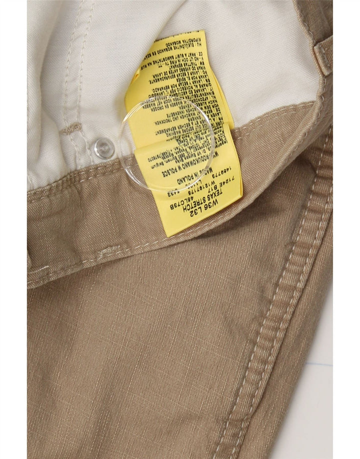 WRANGLER Womens Texas Stretch Straight Casual Trousers  W36 L32 Beige Vintage Wrangler and Second-Hand Wrangler from Messina Hembry 