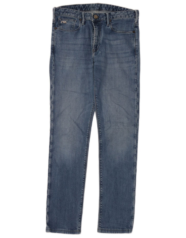 Emporio Armani Masculino Slim Jeans W31 L30 Azul Algodão