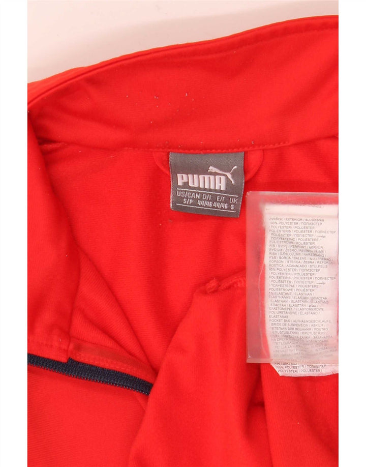 Puma Mens Tracksuit Top Jacket Pequeno Poliéster Vermelho