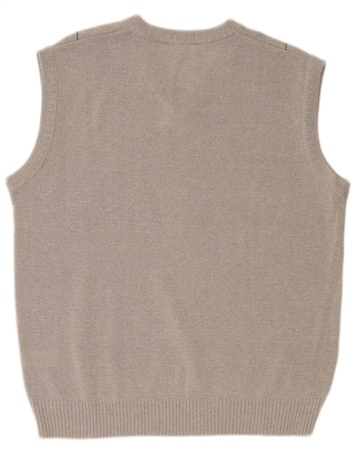 SENATOR Colete masculino regata IT 54 XL cinza Argyle/algodão diamante