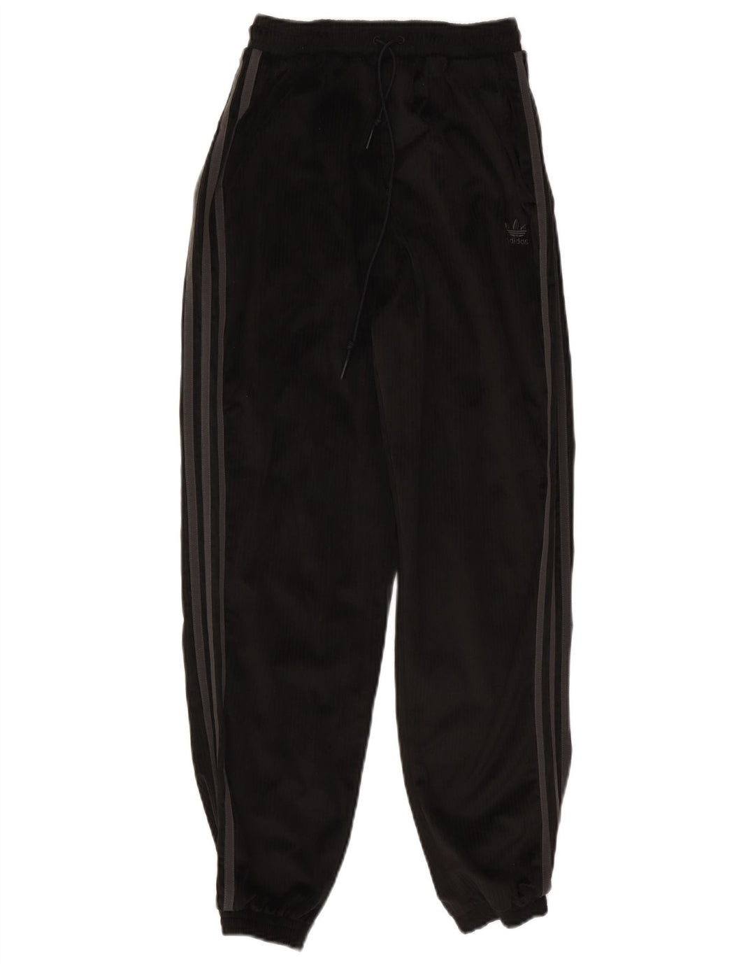 Adidas Womens Tracksuit Calças Joggers UK 8 Pequeno Poliéster Preto