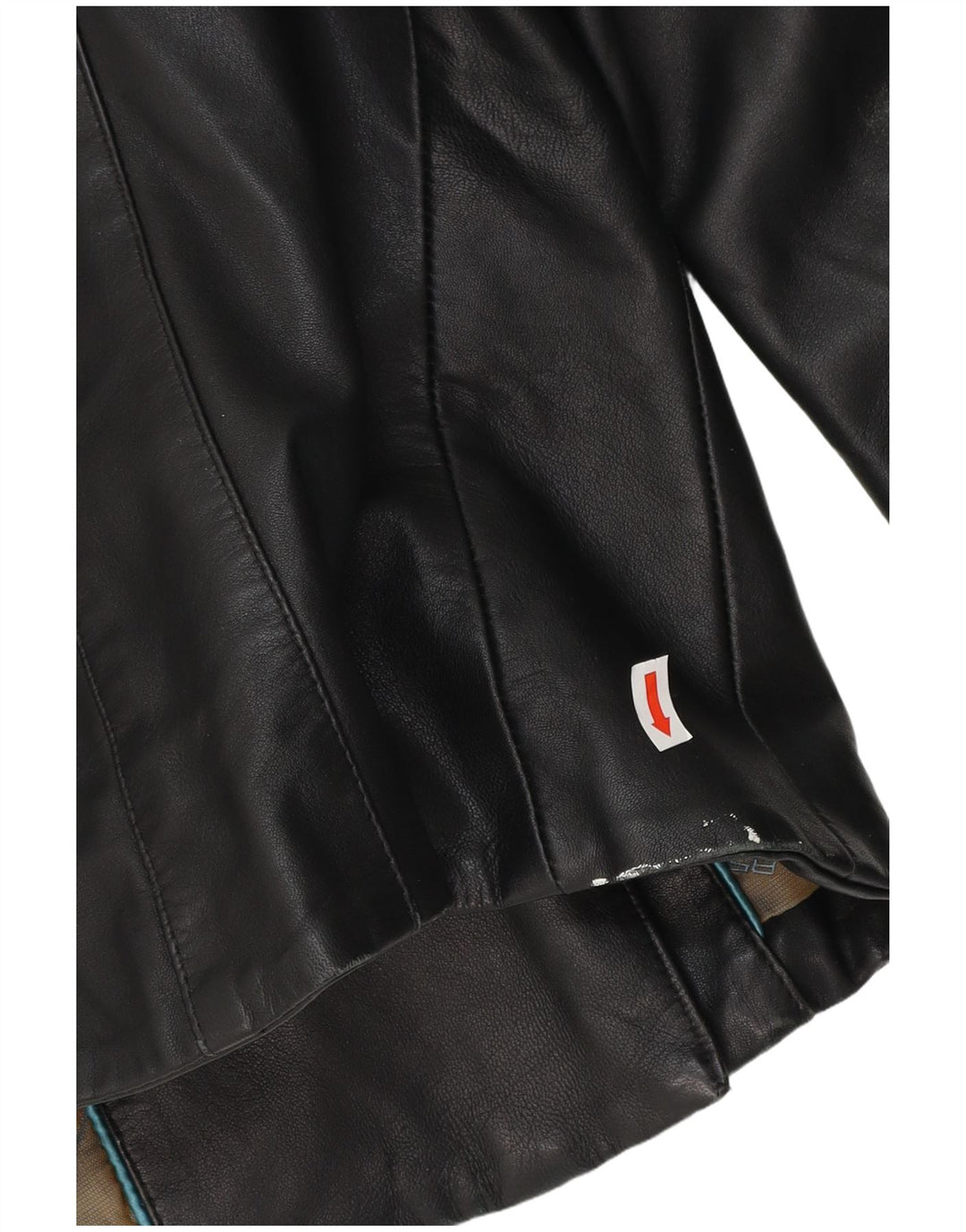 Jaqueta feminina de couro para motociclista ASHWOOD Reino Unido 8 pequena de couro preto