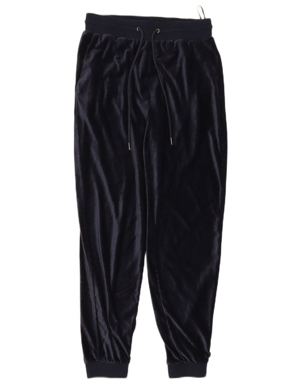 Calça de treino feminina Marks & Spencer Joggers Reino Unido 10 pequeno azul marinho
