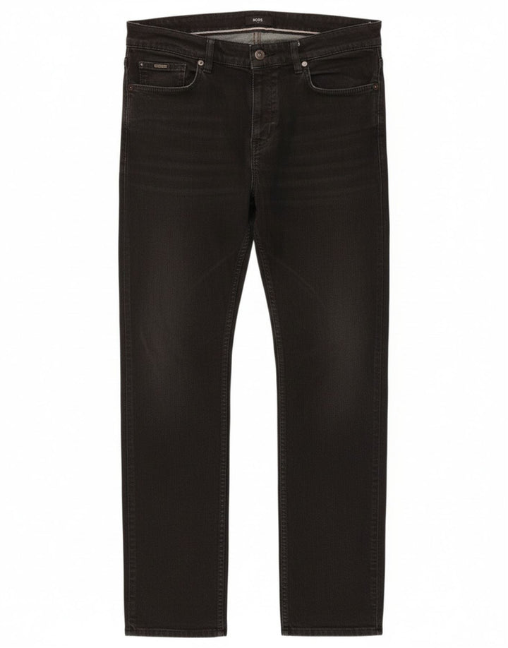 Hugo Boss Masculino Jeans Slim W36 L32 Algodão Preto