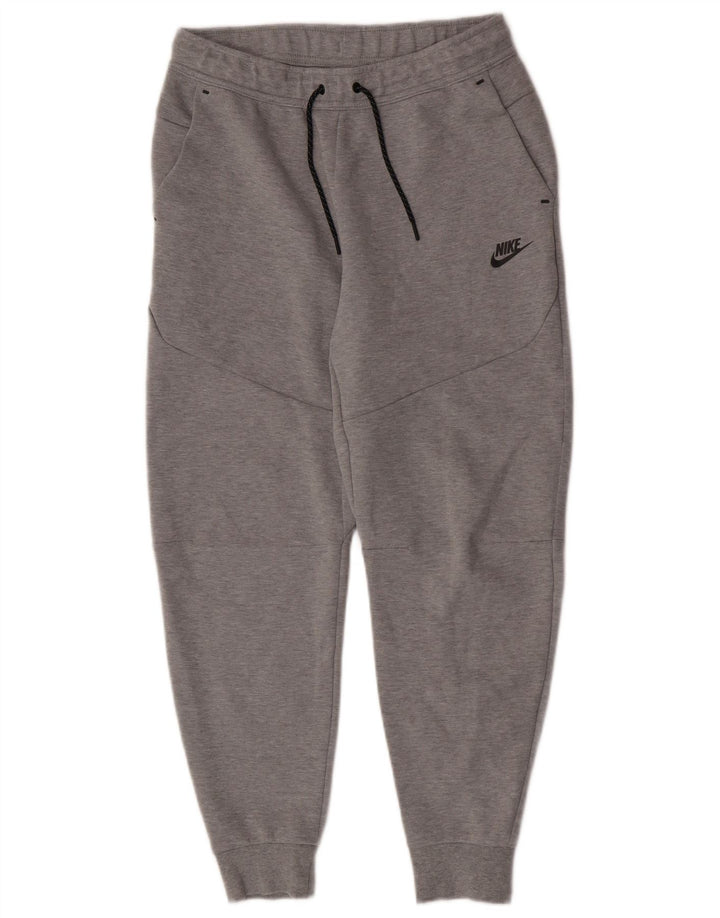 Calça de treino masculina Nike joggers cinza médio algodão