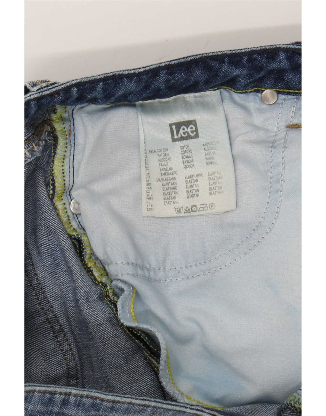 Lee Womens Cameron Bootcut Jeans W31 L31 Azul Algodão