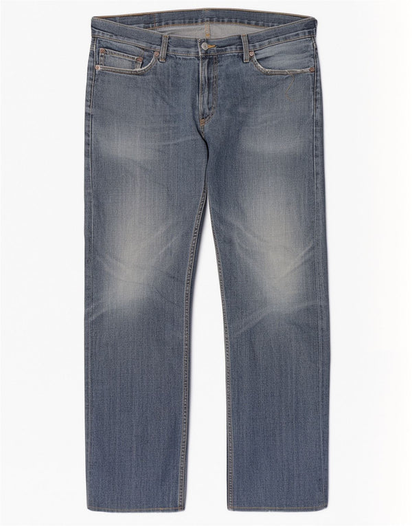 Levi's Masculino 514 Straight Jeans W36 L31 Azul Algodão