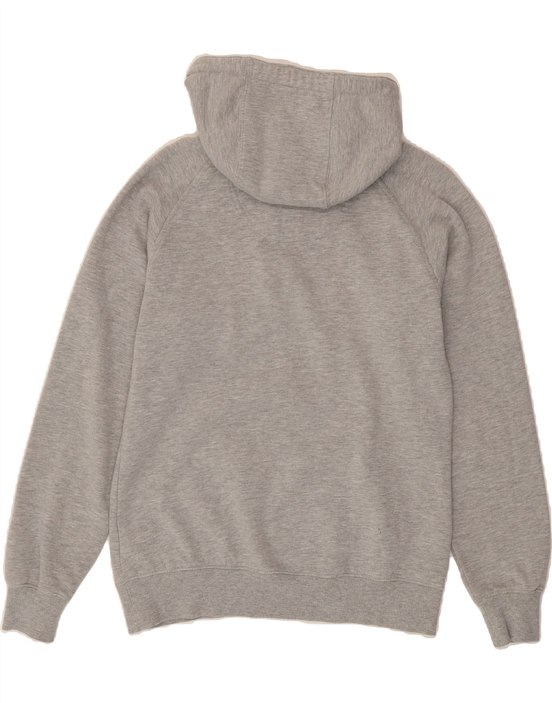 CANTERBURY Womens Graphic Hoodie Jumper UK 12 Medium Grey Vintage Canterbury and Second-Hand Canterbury from Messina Hembry 