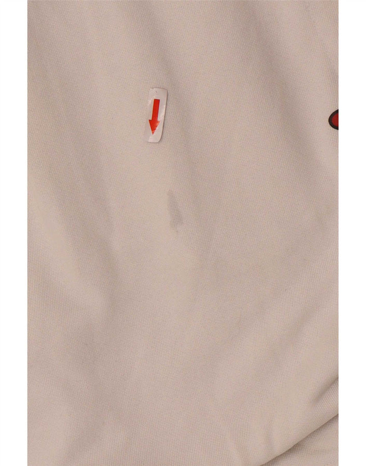 Shorts esportivos masculinos Champion pequeno algodão colorblock branco