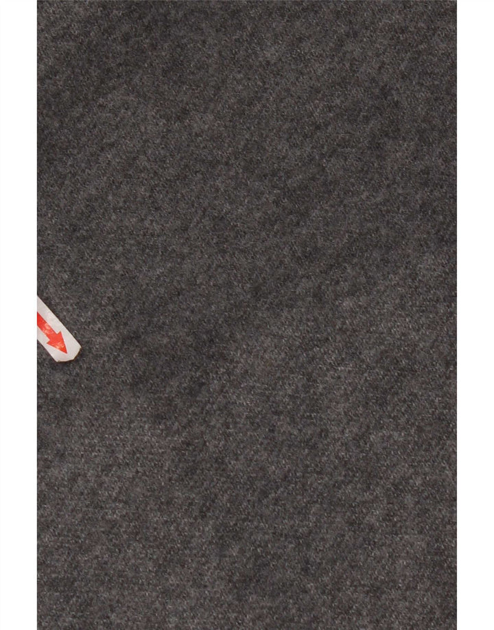 Suéter cardigã feminino Zara UK 14 cinza médio acrílico