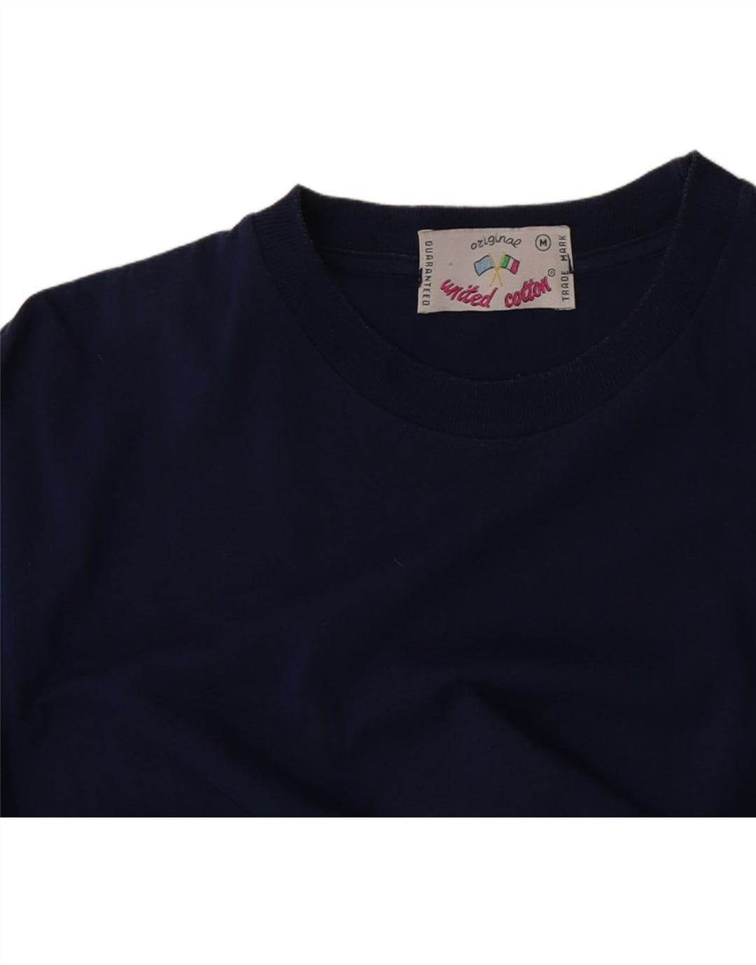 Camiseta masculina BENETTON azul marinho médio