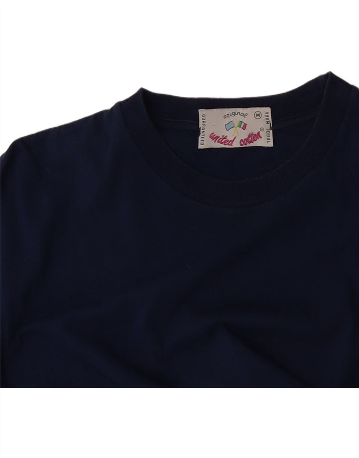 Camiseta masculina BENETTON azul marinho médio