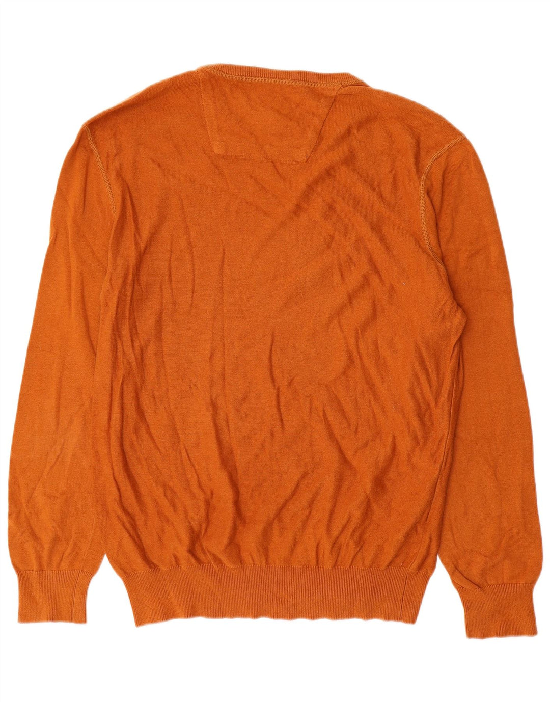 Suéter masculino Timberland Regular Fit com gola redonda, grande algodão laranja