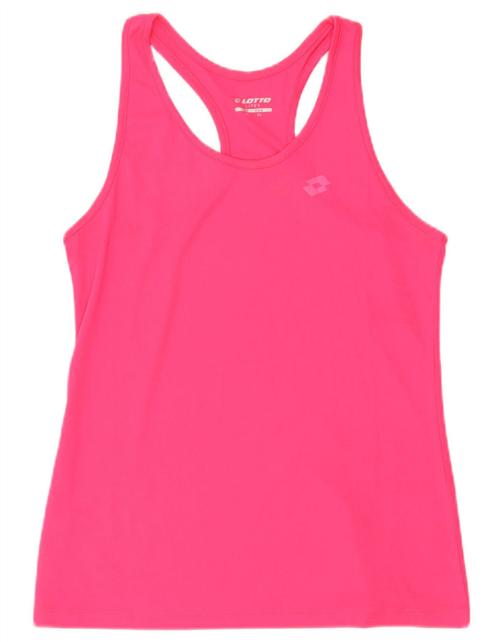 Top colete feminino Lotto UK 18 XL rosa