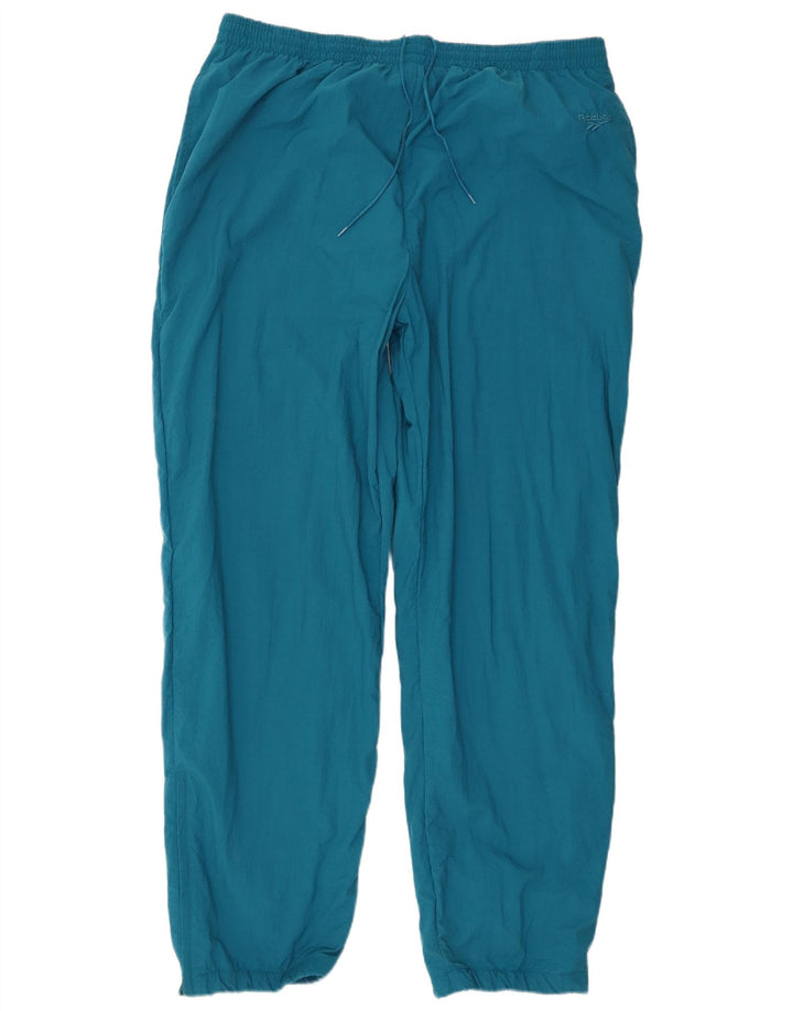 Calça de treino masculina Reebok Joggers 2XL azul nylon
